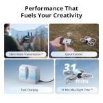 DJI Flip Drone with 4K Camera and Stabilization