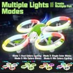 BEZGAR HQ051S Mini Drone with LED Lighting
