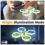BEZGAR HQ051S Mini Drone with LED Lighting