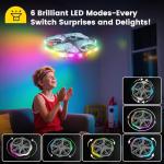 DEERC D13 Mini Drone for Kids with LED Lights
