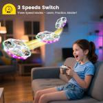DEERC D13 Mini Drone for Kids with LED Lights