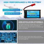 5PCS 3.7V 1200mAh Lipo Battery & Charger Set