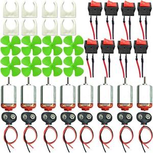 RUNCCI-YUN 40pcs Mini DC Motor Kit for DIY