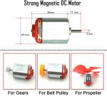 RUNCCI-YUN 40pcs Mini DC Motor Kit for DIY