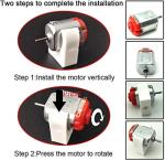 RUNCCI-YUN 40pcs Mini DC Motor Kit for DIY