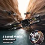 Toladrone TD12LCD Foldable Camera Drone for Beginners