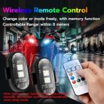 4PCS LED Strobe Lights with Remote Control