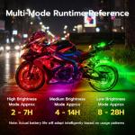 4PCS LED Strobe Lights with Remote Control