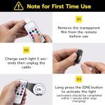 4PCS LED Strobe Lights with Remote Control