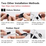 4PCS LED Strobe Lights with Remote Control