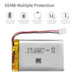 EEMB 3.7V Lipo Battery 500mAh 403048 JST