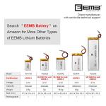 EEMB 3.7V Lipo Battery 500mAh 403048 JST