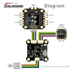 SoloGood F722 FPV Flight Controller with 60A ESC