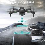 4K Mini Drone with Camera and 3 Batteries