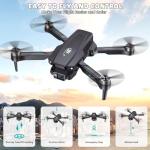 4K Mini Drone with Camera and 3 Batteries