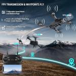 4K Mini Drone with Camera and 3 Batteries