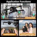 Toladrone TD12LCD Foldable Camera Drone for Beginners