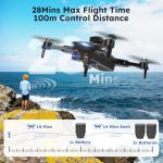 4K Foldable RC Drone with Camera for Everyone