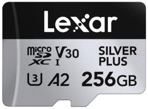 Lexar Silver Plus 256GB Micro SD Card for Drones