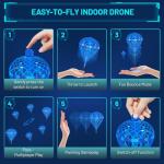 Mini Hand-Controlled Flying Ball Drone for Kids