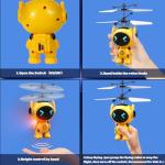 Flying Ball Drone for Kids with LED Lights