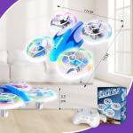 Kids RC Drone with LED Lights and 3D Flip