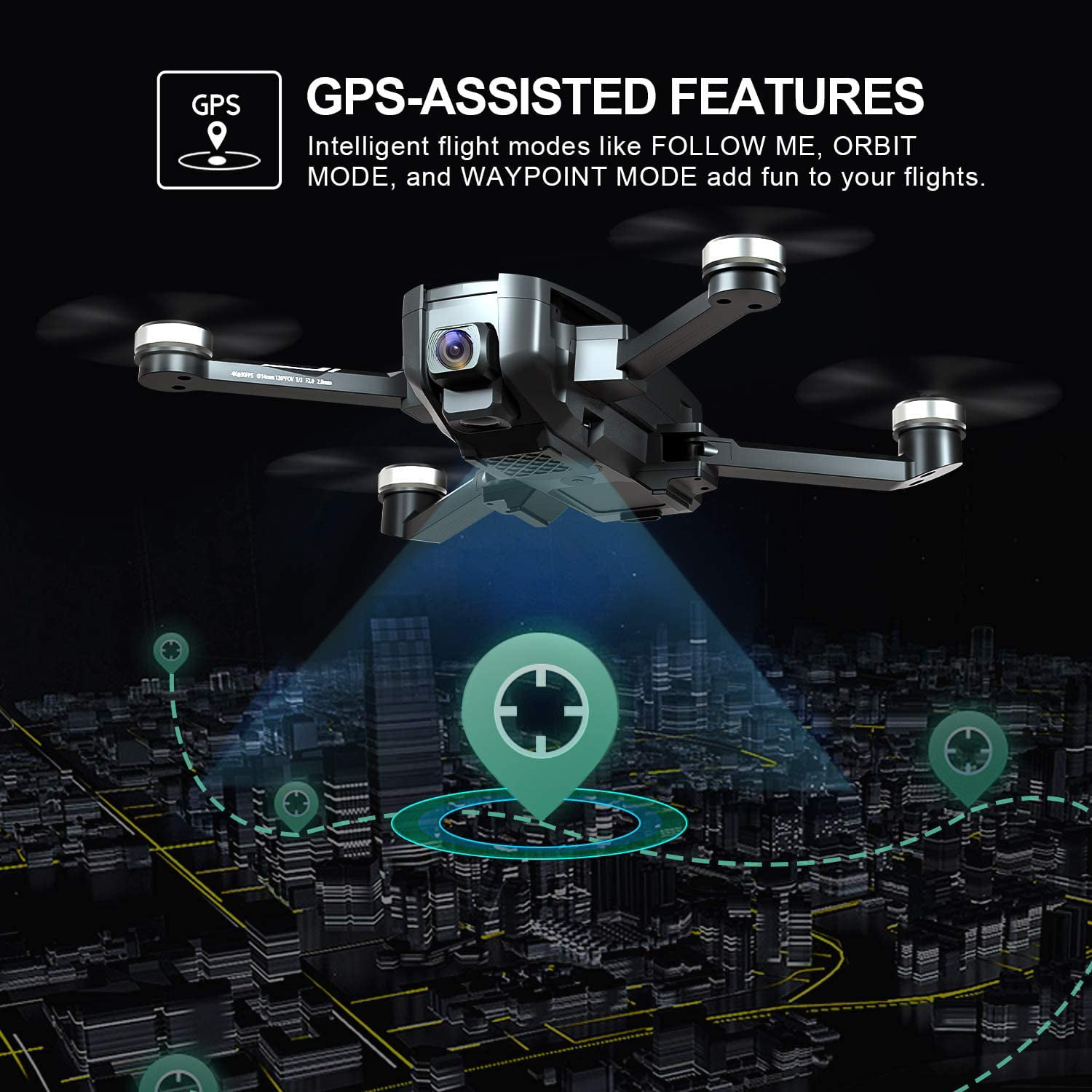 HS720E 4K Drone with Dual Batteries