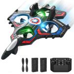 MOOIEPOP S38 Remote Control Airplane with Lights