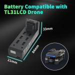 Toladrone TD31LCD Easy-Replace 1800 mAh Battery