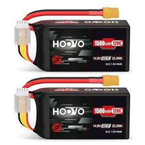 HOOVO 4S 14.8V 1500mAh Lipo Battery Pack