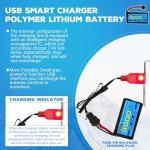 AMZZN 2-Pack 7.4V Li-ion Battery with Charger