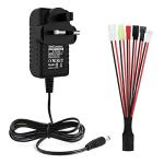 Haisito Smart Battery Charger with 6 Adapters