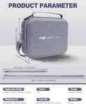LINGHUANG Mini 3 Travel Case with Propeller Holder