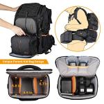 TARION 2-in-1 Extra Large Camera Backpack 27L