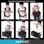 Neewer Waterproof Shockproof Camera Backpack for Drones