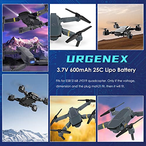 3-Pack URGENEX E58 Drone Batteries