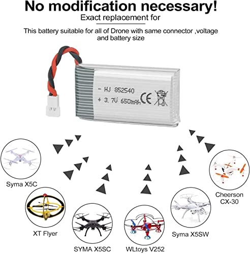 FPVERA SYMA X5 Drone Battery & Charger Set