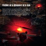 POFET Rechargeable LED Strobe Light for Drones