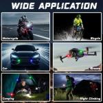 4PCs Waterproof Wireless LED Strobe Lights Set