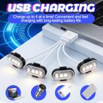 Weciau 8 Color LED Strobe Lights with Remote