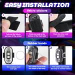 Weciau 8 Color LED Strobe Lights with Remote