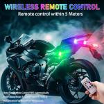 Colorful LED Strobe Lights for Drones - 8 Pack