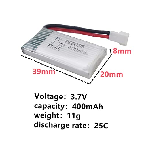 5 Li Batteries & Charger for SYMA Drones