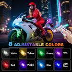 6 LED Strobe Lights with Remote Control
