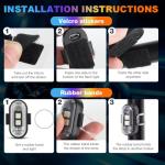 6 LED Strobe Lights with Remote Control