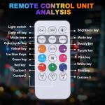 6 LED Strobe Lights with Remote Control
