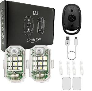 BSOMAM 2-Pack Rechargeable LED Strobe Lights