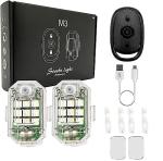 BSOMAM 2-Pack Rechargeable LED Strobe Lights