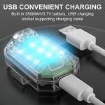 BSOMAM 2-Pack Rechargeable LED Strobe Lights