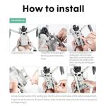 LICHIFIT Foldable Landing Gear with LED Lights